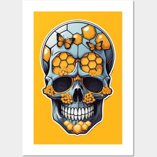 Honeycomb Skull Posters and Art